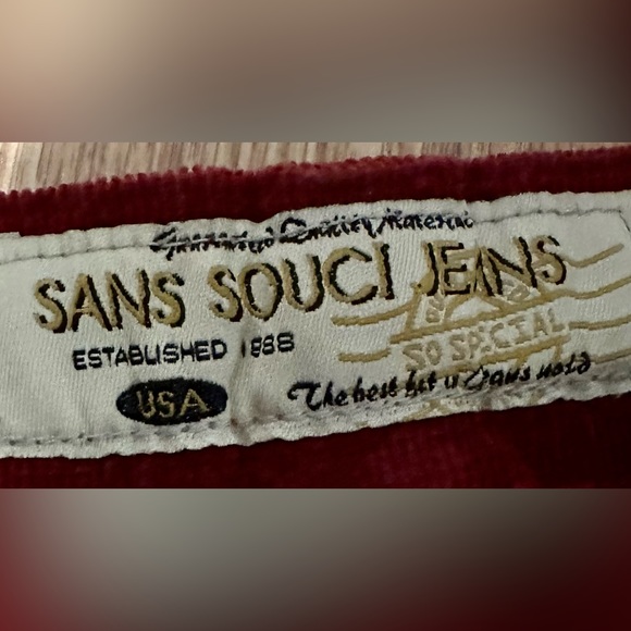 SANS SOUCI JEANS * Flare Corduroy * size small - Picture 4 of 7